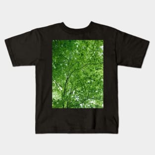 Light through green leaves Kids T-Shirt